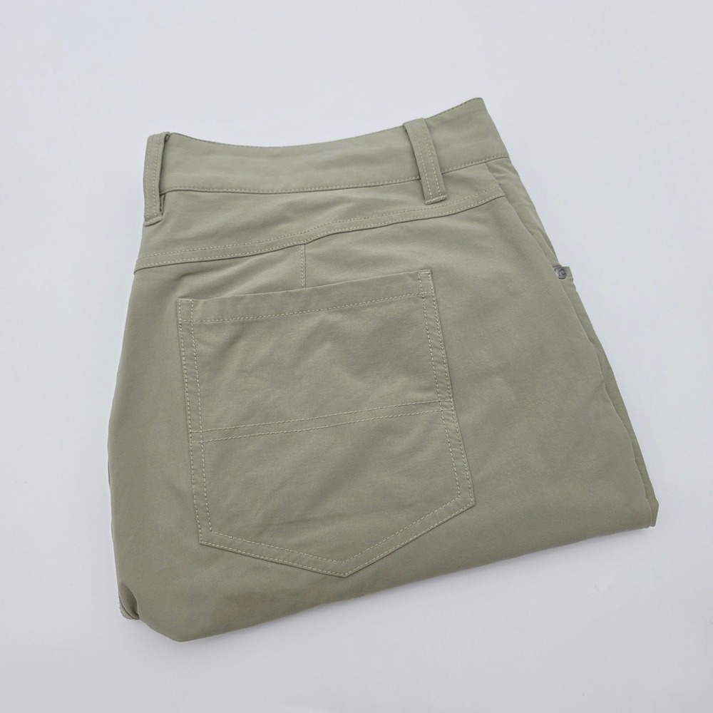 Anderson Ord Mens 34X32 Fit 34X29 Performance Pants Khaki Tan Golf Chino Stretch